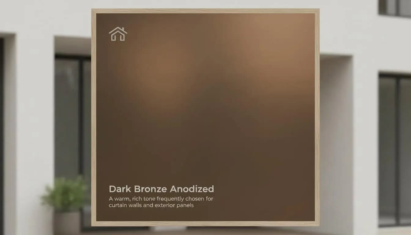 Dark Bronze Anodized