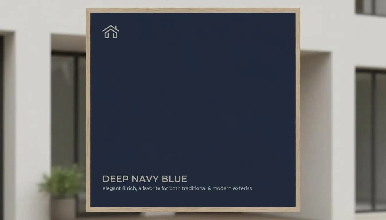 Deep Navy Blue